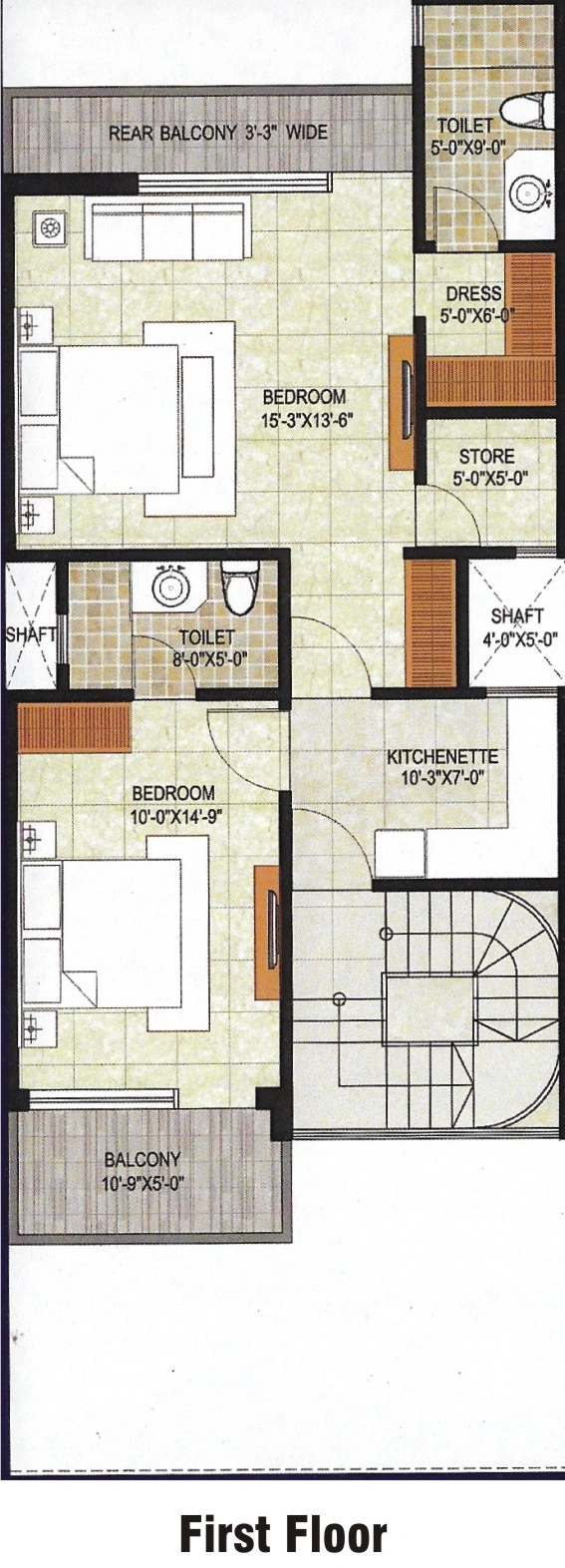 Villa A First Floor