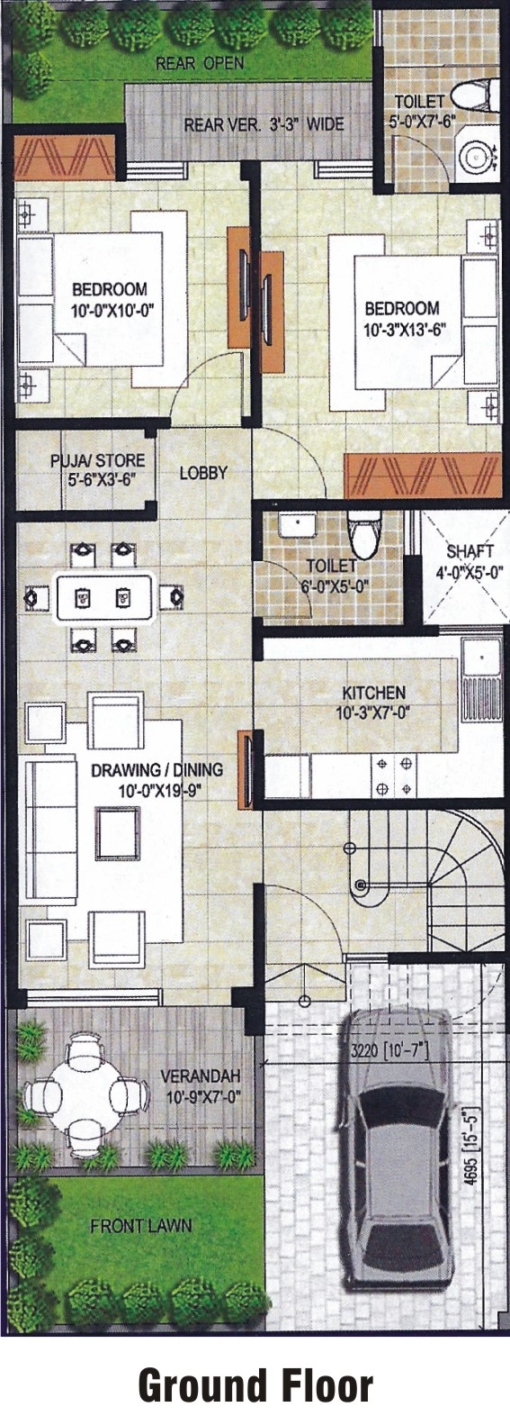 Villa A Ground Floor