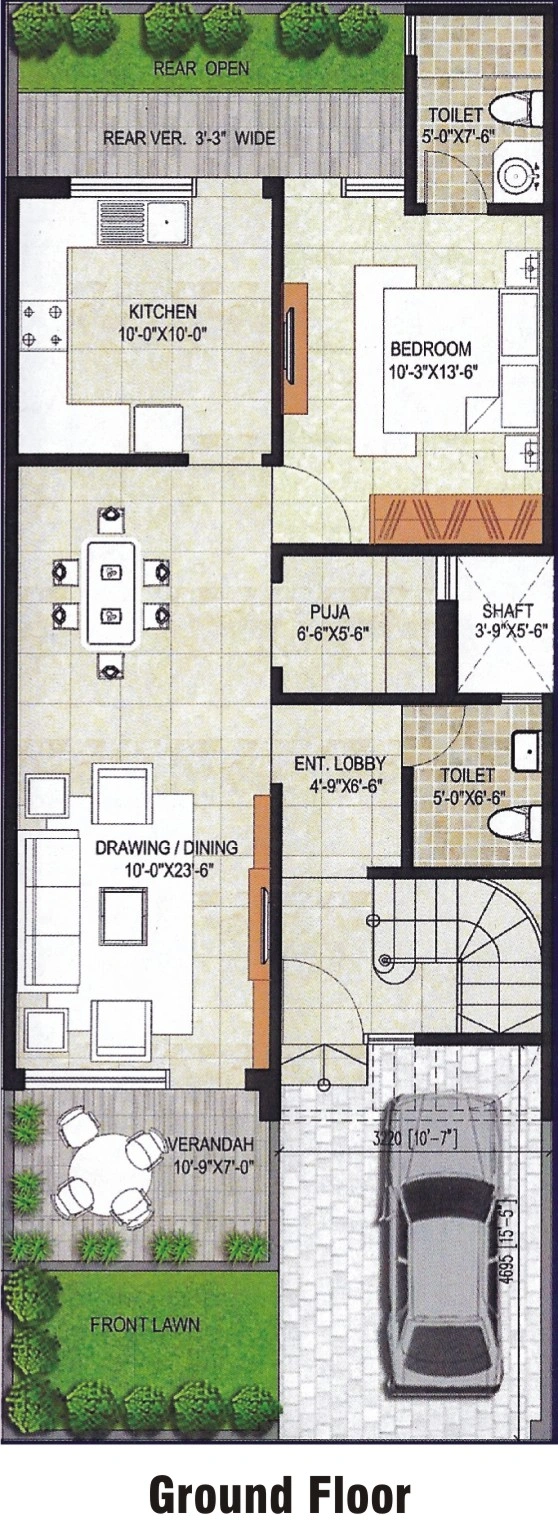 Villa B Ground Floor